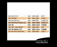 Parapolvere forcella Piaggio Ape Car e TM 125223