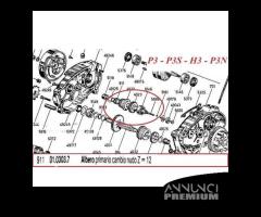 Albero primario cambio Minarelli W3 - QM - H3 - 12