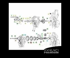 Ingranaggio 41 denti 2 marcia Piaggio Ape MP P501