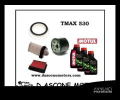 kit tagliando Tmax 530 2012 2016 4 filtri e 3lt ol - 1