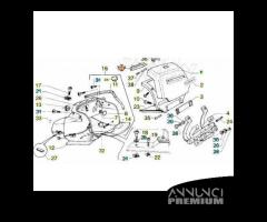 Catadriotto baule Piaggio Hexagon LX - LXT - GTX