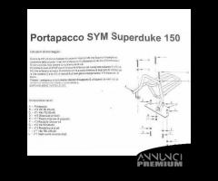 Portapacchi posteriore Sym Superduke