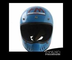 Casco FM Fimez Trophy azzurro epoca anni 80