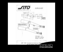 Coppia marmitte Sito Kawasaki GPZ 750 Unitrak - 6