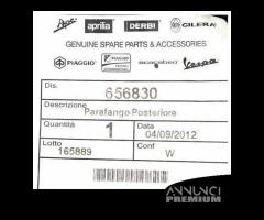 Parafango posteriore Piaggio Beverly 656830