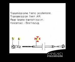 Trasmissione freno posteriore superbravo 3 Marce 2