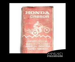 Manuale Honda CR 250 R del 1983