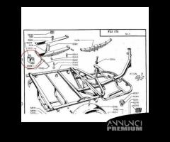 Staffa ammortizzatore posteriore Lambro FLI 175 - 8