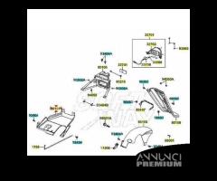 Protezione sotto sella Kymco Agility ruota 10 e 12