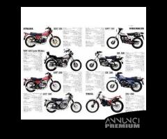 Depliant pubblicitario Moto Cagiva SST SXT SX WMX