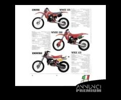 Depliant pubblicitario Moto Cagiva SST SXT SX WMX