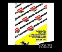 Catalogo ricambi Aprilia ETX 350 del 1986