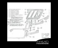 Portapacchi posteriore Cagiva SXT e SST 125