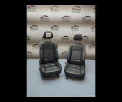 SEDILE IN PELLE NERA ANTERIORE SX DX BMW SERIE 5 F