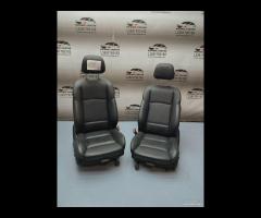 SEDILE IN PELLE NERA ANTERIORE SX DX BMW SERIE 5 F