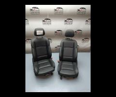 SEDILE IN PELLE NERA ANTERIORE SX DX BMW SERIE 5 F - 22