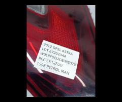 FANALE STOP POSTERIORE INTERNO SX OPEL ASTRA J Hat - 6