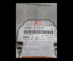 CENTRALINA ECU SENSORE AIRBAG 2010 AUDI A3 CABRIO