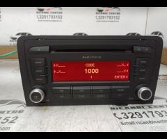 AUTORADIO STEREO LETTORE CD CHORUS 2012 AUDI A3 SP