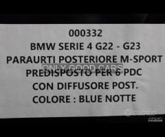 BMW SERIE 4 G22 G23 paraurti post M-Sport 000332