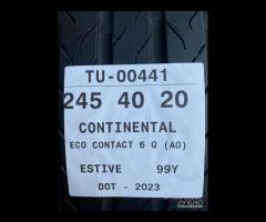 4 PNEUMATICI 245/40 R20 CONTINENTAL ESTIVE - 10