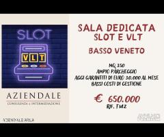 SALA DEDICATA VLT E SLOT IN BASSO VENETO