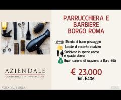 AZIENDALE - PARRUCCHIERA BARBIERE IN BORGO ROMA