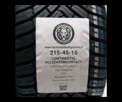 2 GOMME 215 45 16 CONTINENTAL A34541