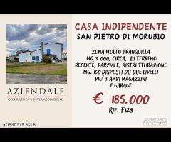 CASA SINGOLA CON TERRENO SU 3.000 MQ