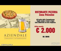 RISTORANTE PIZZERIA POSIZIONE STRATEGICA