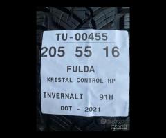 4 PNEUMATICI 205/55 R16 FULDA INVERN PARI AL NUOVO - 9