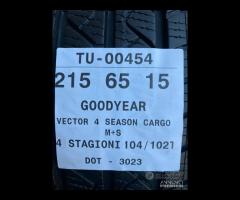 4 PNEUMATICI 215/65 R15C GOODYEAR 4 STAGIONI - 10