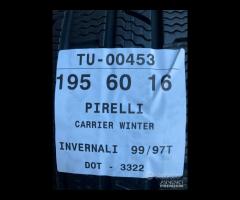 4 PNEUMATICI 195/60 R16C PIRELLI INVERNALI 95% - 8