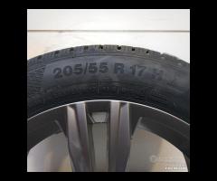 4 GOMME E CERCHI VW CONTINENTAL 205 55 17 A35546 - 7