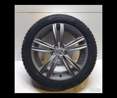 4 GOMME E CERCHI VW CONTINENTAL 205 55 17 A35546 - 8