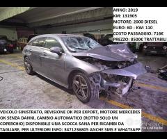 Mercedes Cla 200D Sinistrata 2019 Shooting Break