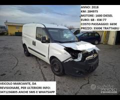 Fiat Doblò 2018 Euro 6B Sinistrato 285000KM