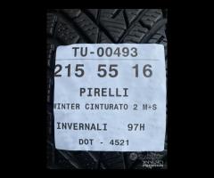 4 PNEUMATICI 215/55 R16 PIRELLI INVERNALI 90% - 11