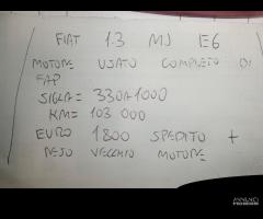 Motore usato con fap fiat 1.3 mj e6 - 1