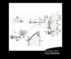 Kit revisione motorino avviamento Ape e Vespa 2494