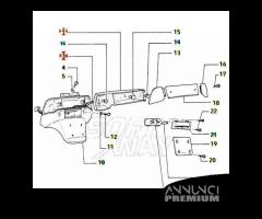 Carcassa faro posteriore Piaggio Sfera 290943 2912