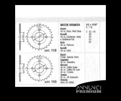 Corone Chiaravalli con codice 118 da 22 a 44 denti - 10