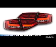 Fari posteriori rossi crystal a LED AUDI A4 8K B8