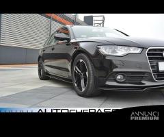 Coppia splitter minigonne per Audi A6 C7 2011 2014