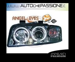 Gruppi ottici anteriori angel eyes cromo AUDI A4