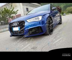 Paraurti anteriore RS3 look Audi A3 8V 2013 2015