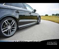 Coppia splitter minigonne per Audi S3 8V Sedan Fac