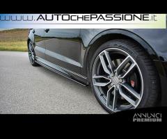 Coppia splitter minigonne per Audi S3 8V Sedan Fac