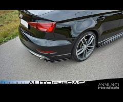 Coppia splitter posteriori per Audi S3 8V Sedan Fa