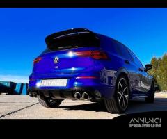 Scarico sportivo per VW GOLF 8 R 2X100mm